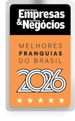 Selo PEGN Melhores Franquias do Brasil 2026
