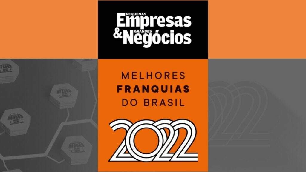 Selo da premiação PEGN melhores franquias